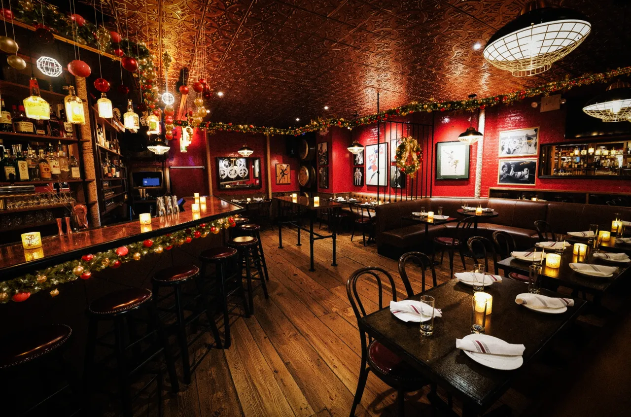 Restaurant interior lighting design